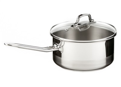 Zväčšiť obrázok PROFESSIONAL Nerezový kastrólik so sklenenou pokrievkou s rukoväťou, priemer 18cm, objem 2.0l