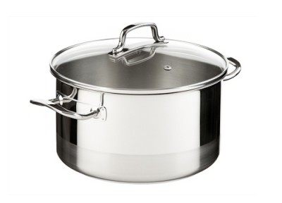 Zväčšiť obrázok PROFESSIONAL Nerezový hrniec so sklenenou pokrievkou, priemer 22cm, objem 4.5l, (II.akosť)