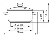 KOLIMAX Kastrólik PREMIUM s pokrievkou, priemer 26 cm, objem 4.5 l