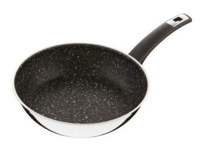 Zväčšiť obrázok KOLIMAX Panvica s nepriľnavým povrchom čierny GRANITEC s rukoväťou priemer 26 cm, objem 2.5 l