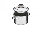 KOLIMAX Hrnec CERAMMAX PRO STANDARD s poklicí, průměr 15cm, objem 1.5l, keramický povrch černý granit