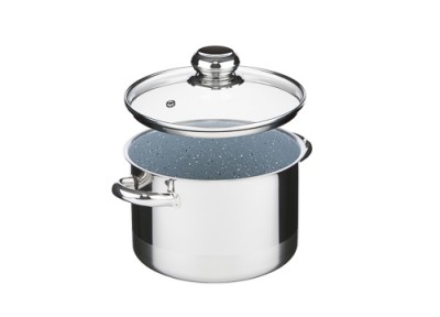 Zväčšiť obrázok KOLIMAX Hrniec CERAMMAX PRO STANDARD s pokrievkou, priemer 18 cm, objem 3.0 l, keramický povrch šedý granit