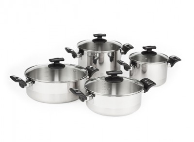 Zväčšiť obrázok KOLIMAX Sada riadu COMFORT so sklenenými pokrievkami 8 dielov