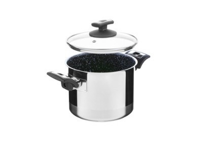 Zväčšiť obrázok KOLIMAX Hrniec CERAMMAX PRO COMFORT s pokrievkou, priemer 18 cm, objem 3.0l, keramický povrch čierny granit