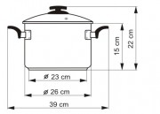 KOLIMAX Hrniec CERAMMAX PRO COMFORT s pokrievkou, priemer 26 cm, objem 8.0l, keramický povrch čierny granit