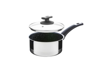Zväčšiť obrázok KOLIMAX Kastról s rukoväťou CERAMMAX PRO COMFORT s pokrievkou, priemer 18 cm, objem 2.0l, keramický povrch čierny granit