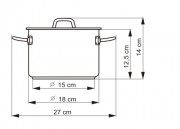 KOLIMAX Hrnec PRECISE s poklicí, průměr 18cm, objem 3.0l