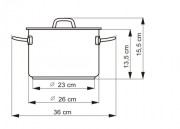 KOLIMAX Hrnec PRECISE s poklicí, průměr 26cm, objem 6.5l