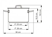 KOLIMAX Hrnec PRECISE s poklicí, průměr 26cm, objem 8.0l