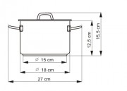 KOLIMAX Hrnec IDEAL s poklicí, průměr 18cm, objem 3.0l