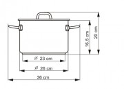 KOLIMAX Hrnec IDEAL s poklicí, průměr 26cm, objem 8.0l