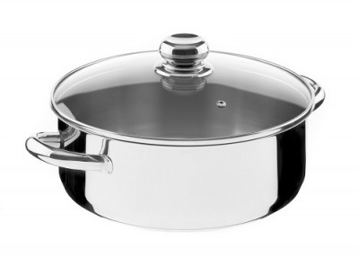 Zväčšiť obrázok KOLIMAX Rendlík PREMIUM s poklicí,
průměr 26 cm, objem 4.5 l, (II. jakost)